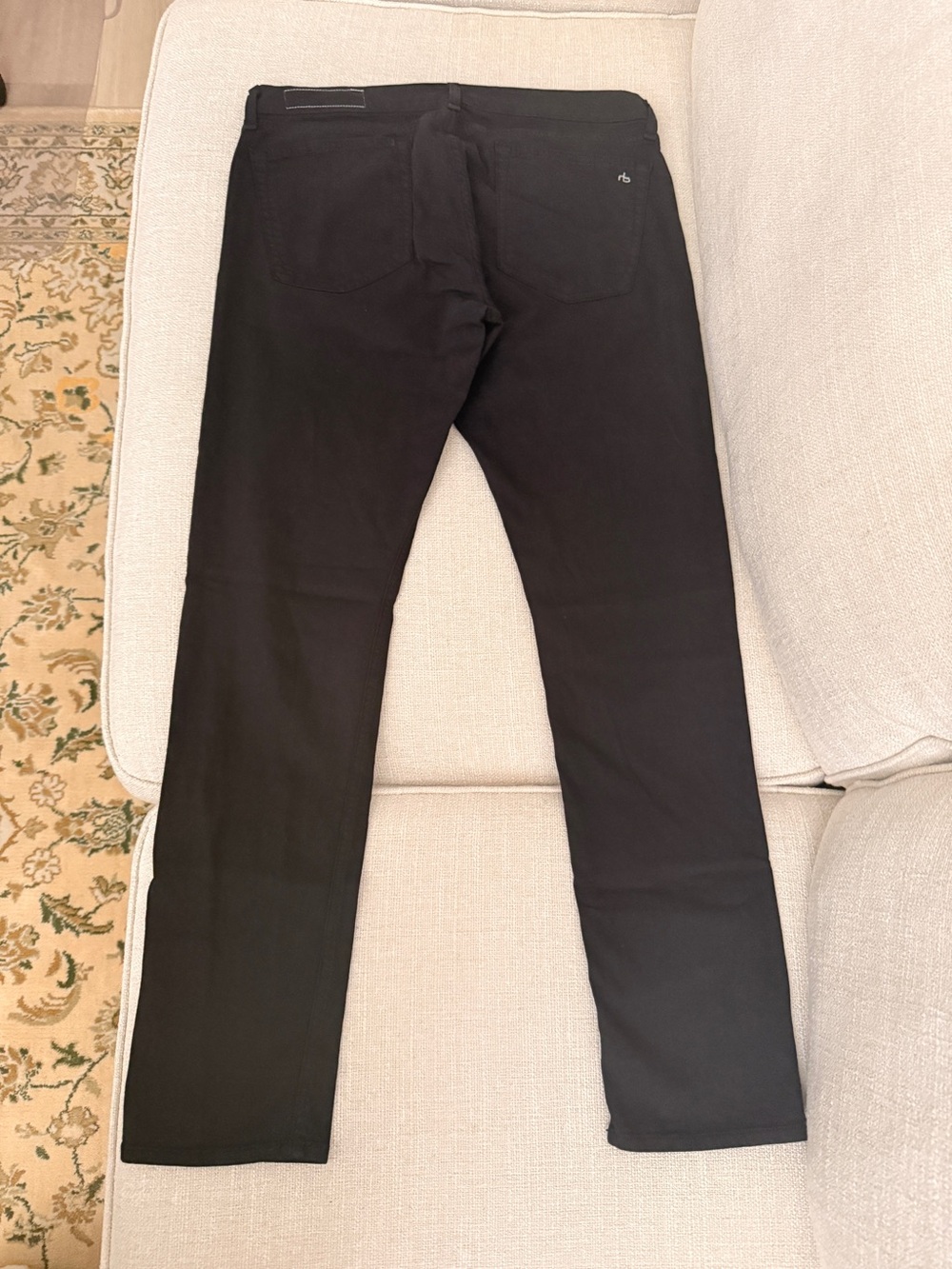 rag & bone Women's Low Rise SkinnyJeans — Black